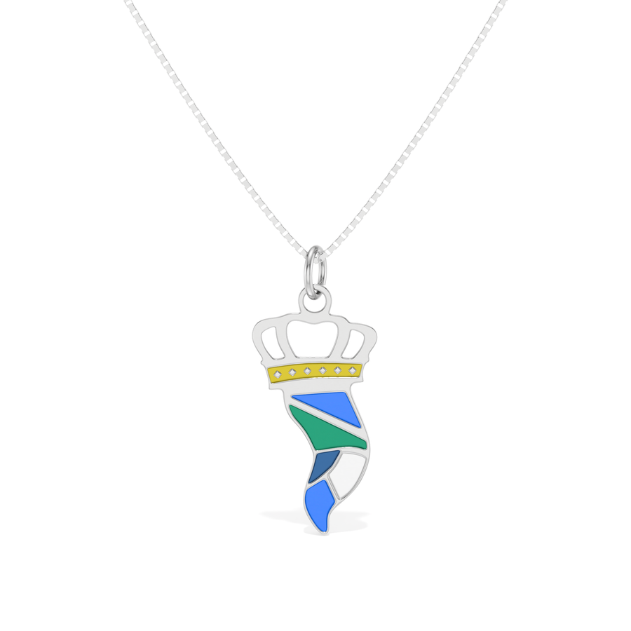 Collana Corno con Corona