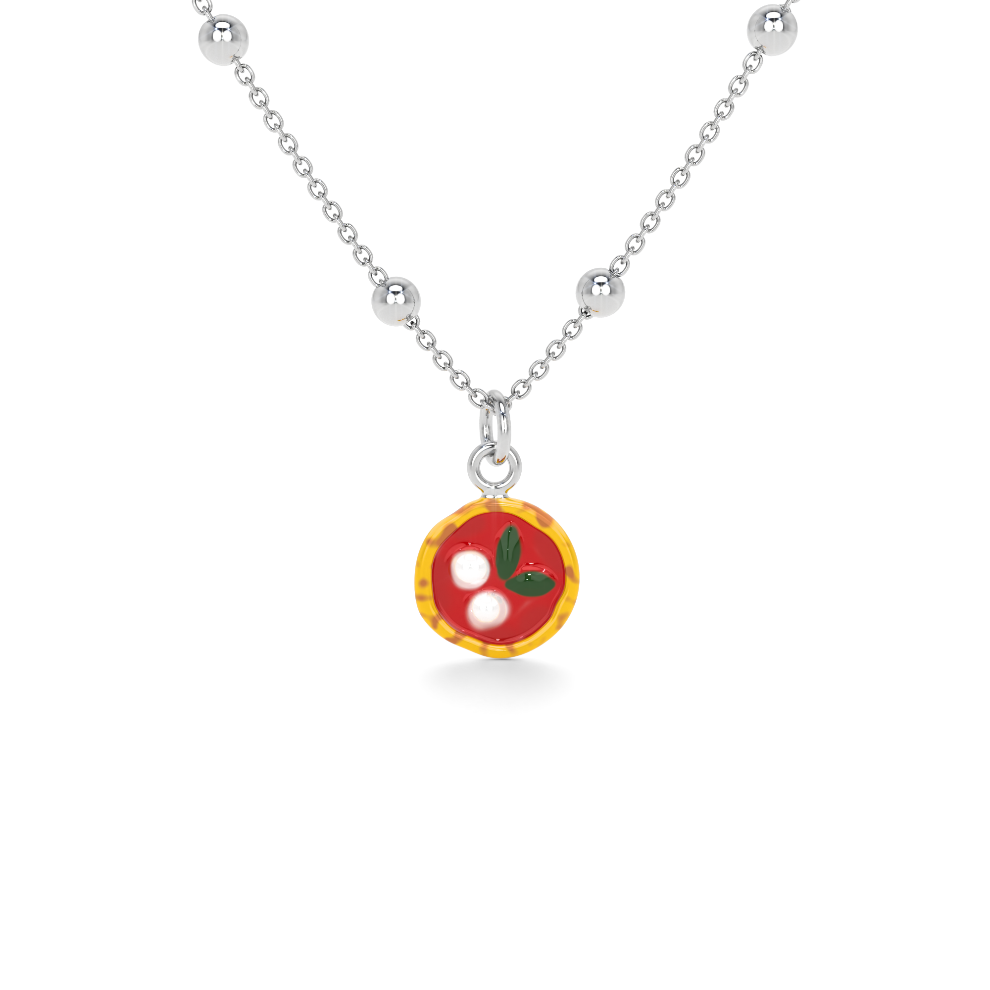 Collana Margherita Dew In Argento 925 Con Cuore Placcato Oro 14K - Gioiello Ipoallergenico Regalo Donna