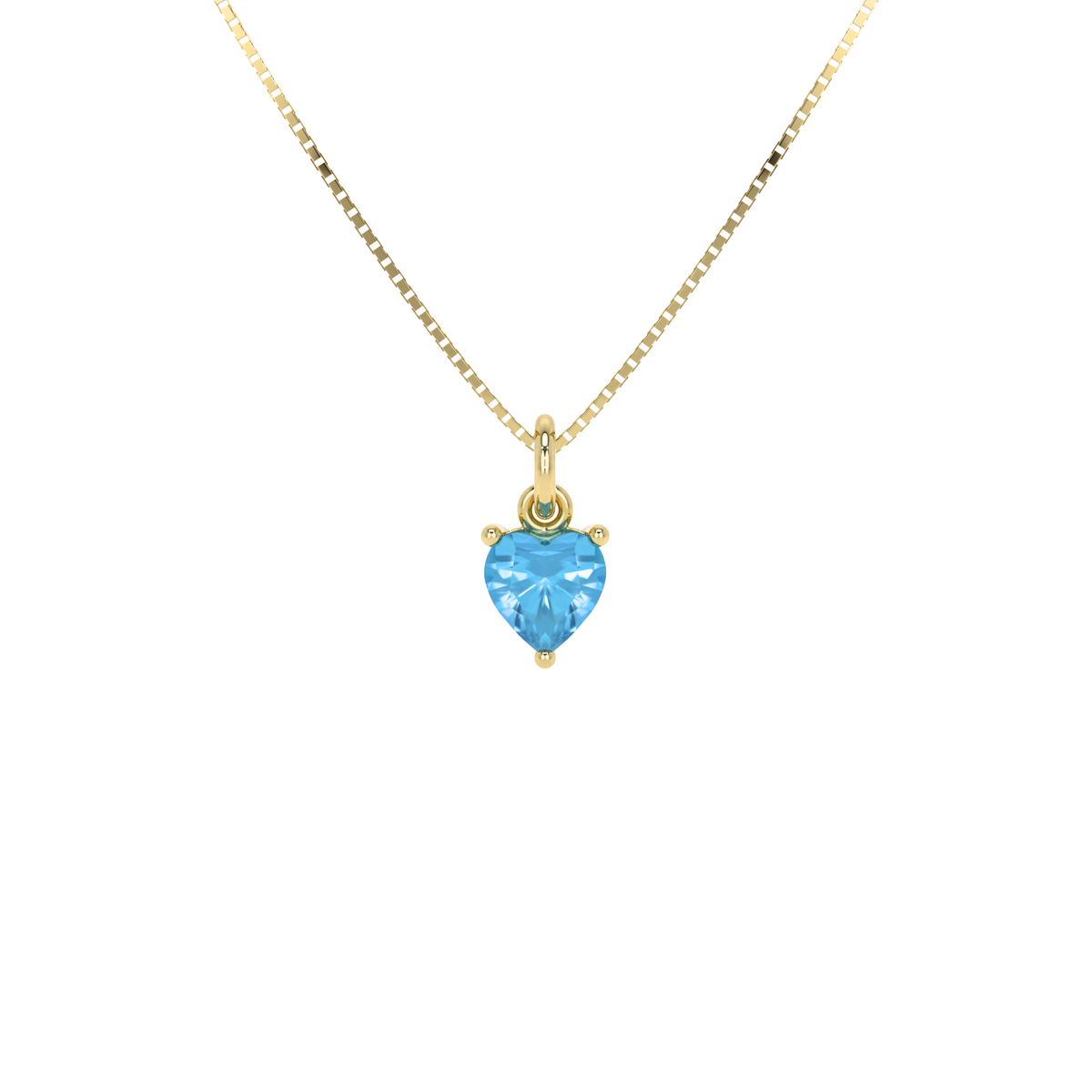 Collier Bleu En Pierres Naturelles - Jade, Agate Et Lave, Pendentif Cœur, Longueur 88 Cm