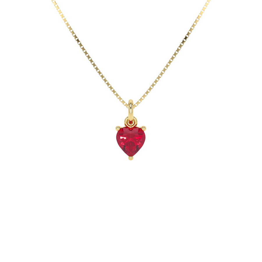 Collana Cuore Rosso