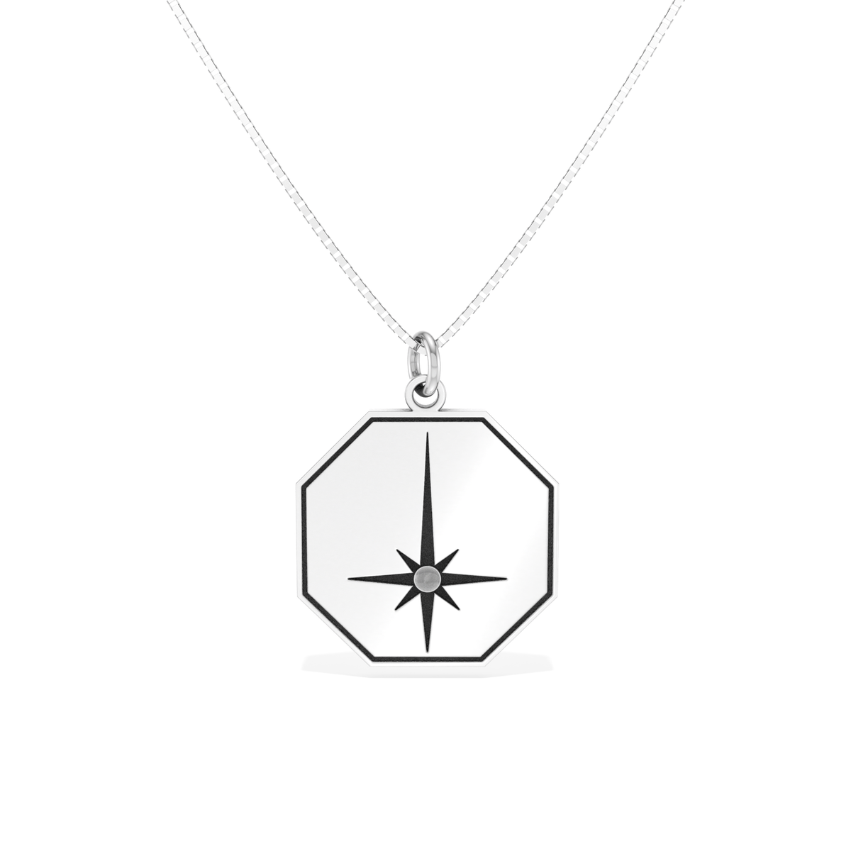 Collana Kirks Folly Con Ciondolo A Stella Polare - Catena Tono Argento, Perline - Foto 4