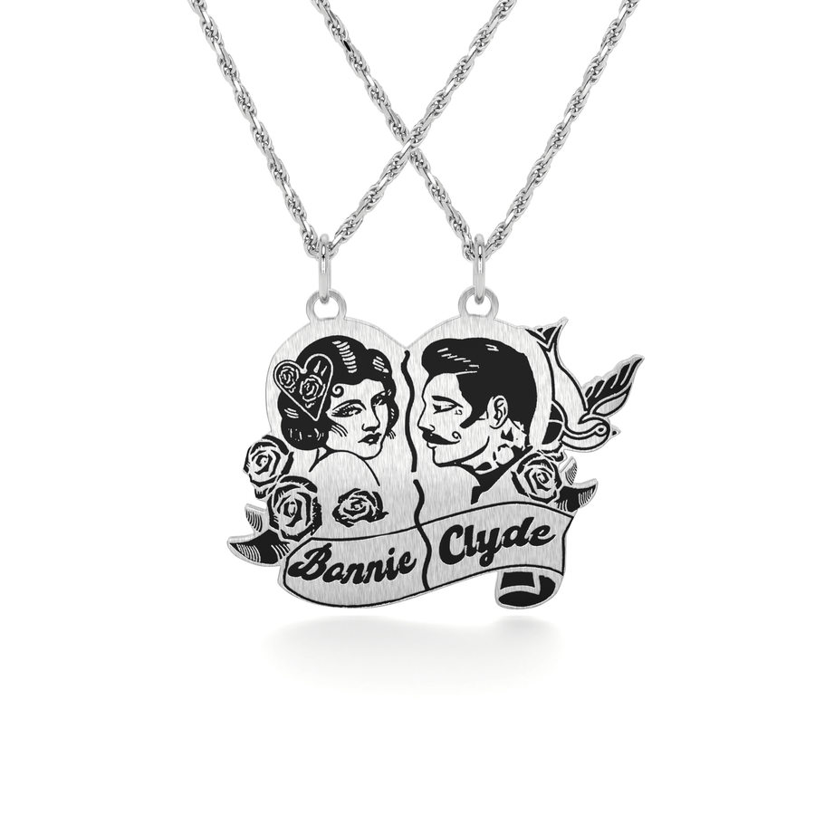 Collane Coppia Cuore Personalizzabile