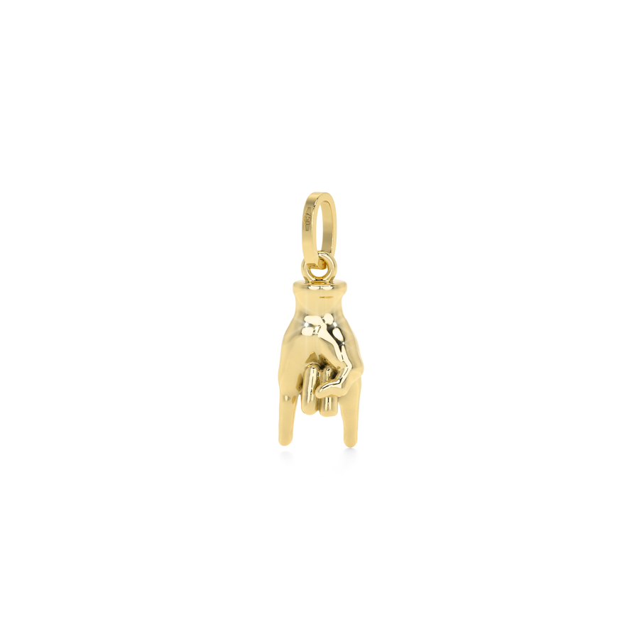 Ciondolo Gesto Corna oro 18kt